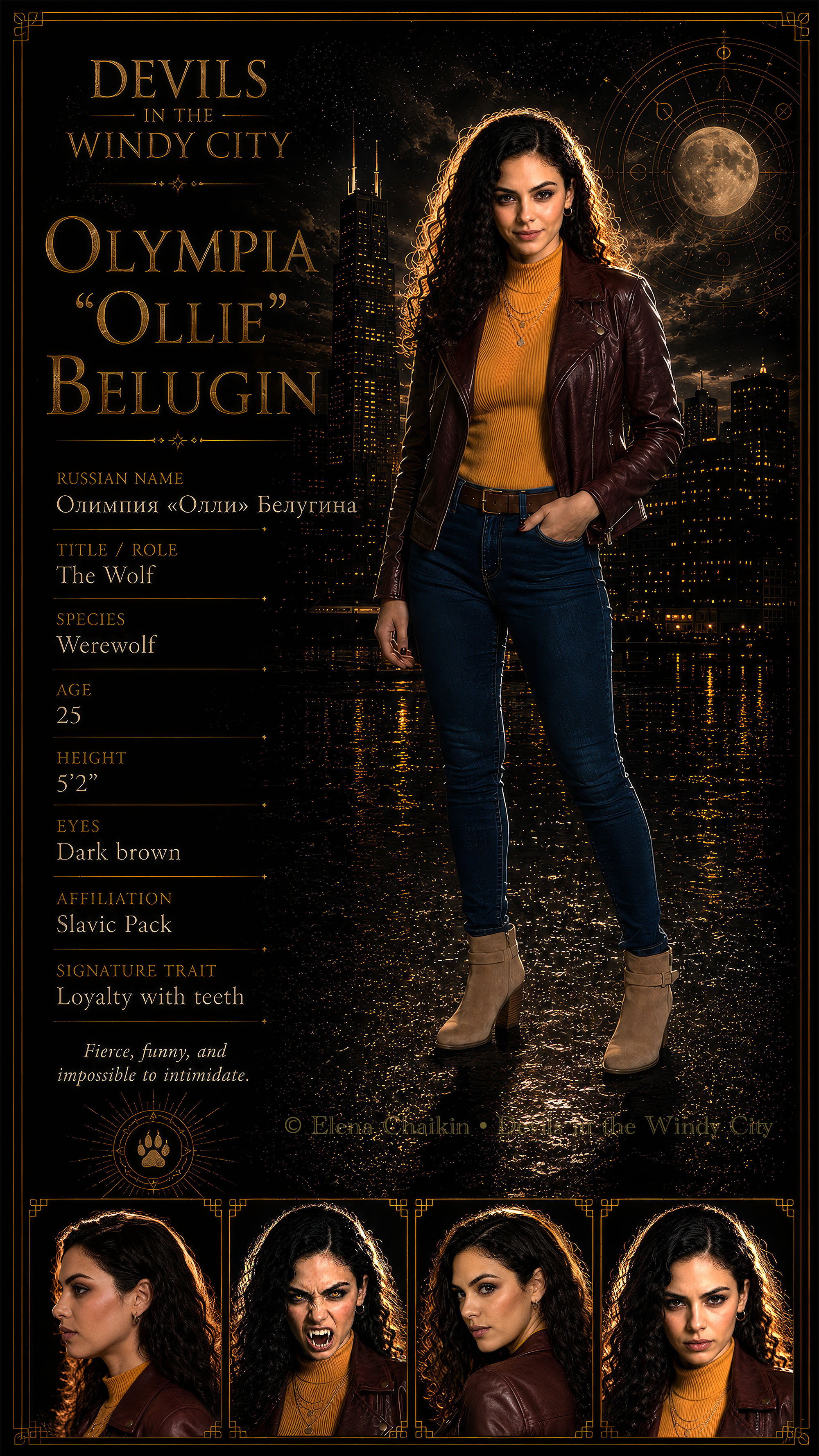 Olympia Ollie Belugin character sheet